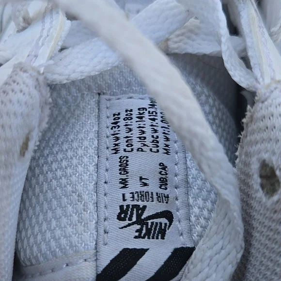 Nike Air Force 1 LV8 Multi Etch Swoosh Boys Sz 5Y - Picture 4 of 11